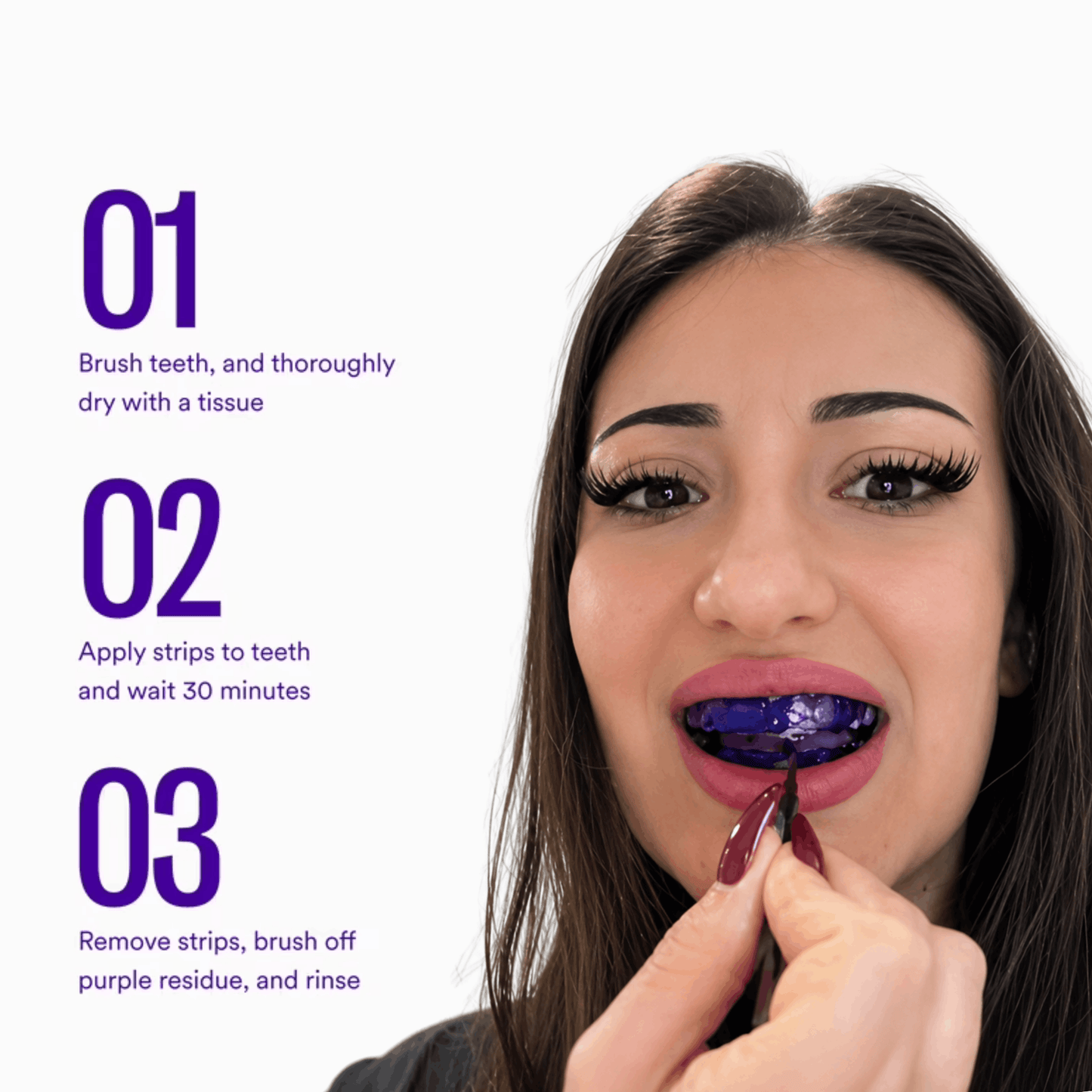 Purple Whitening Strips